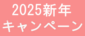 2025新年キャンペーン開催中です！