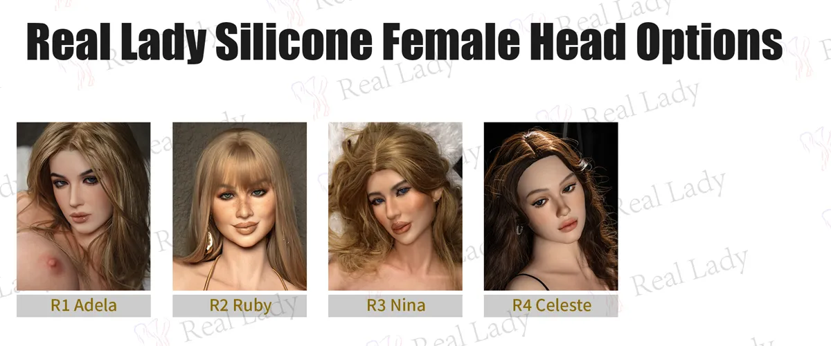 Real Lady Silicone Heads